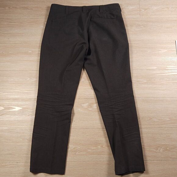 Bluffworks Chino Pants Mens 34x32(31) Gray Original Regular Fit Travel Work - Picture 8 of 16